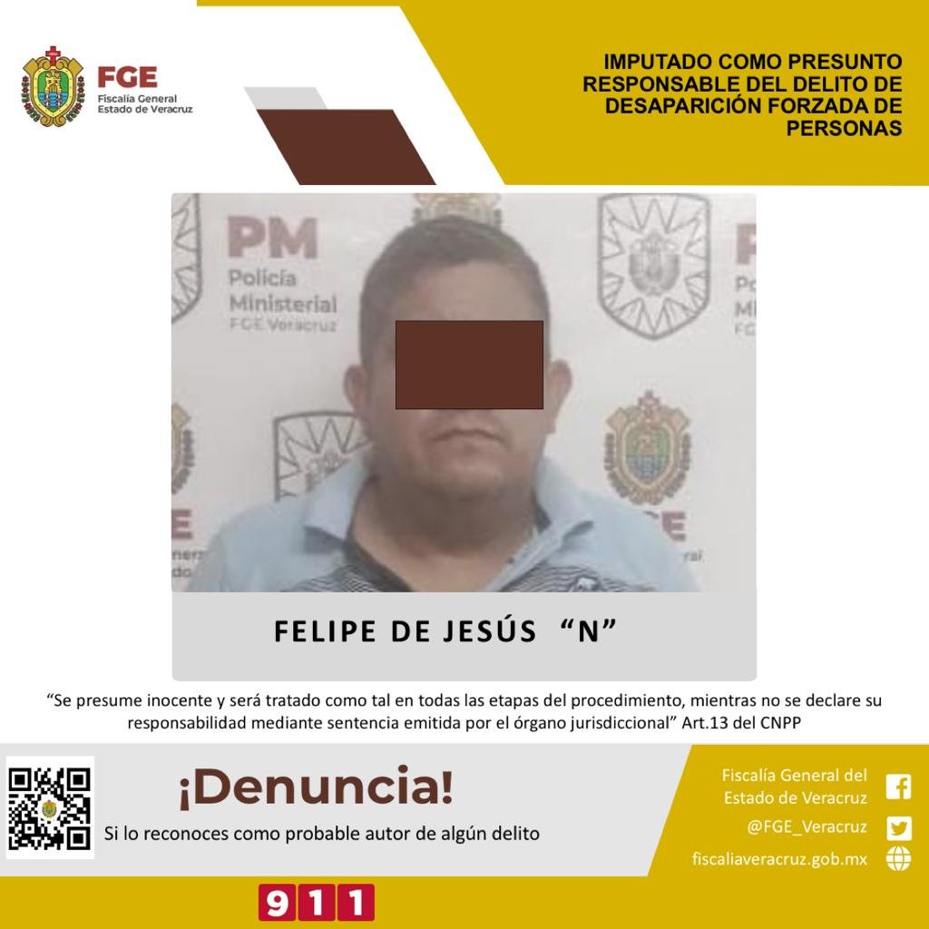 Imputan a otro policía implicado en la desaparición de Gibran Martiz y dos de sus amigos, hechos del&nbsp;2014.