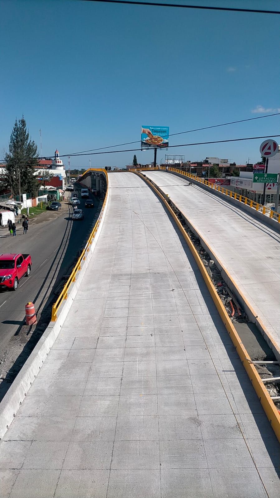 El carril del Puente Las Trancas que se abrió ayer fue de prueba. Concluirán en&nbsp;enero.