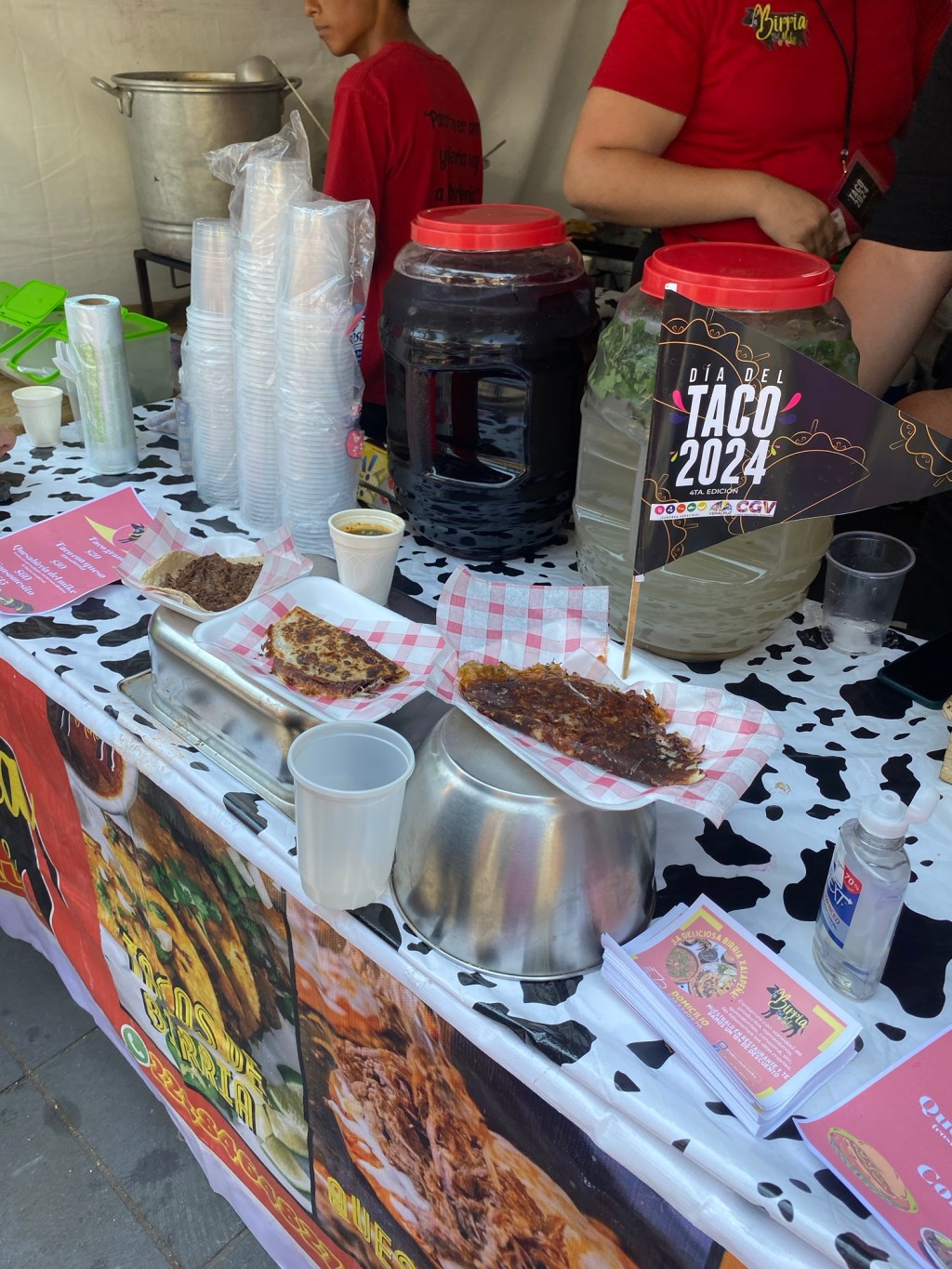 Feria del taco en el parque Juárez, con 58&nbsp;expositores.