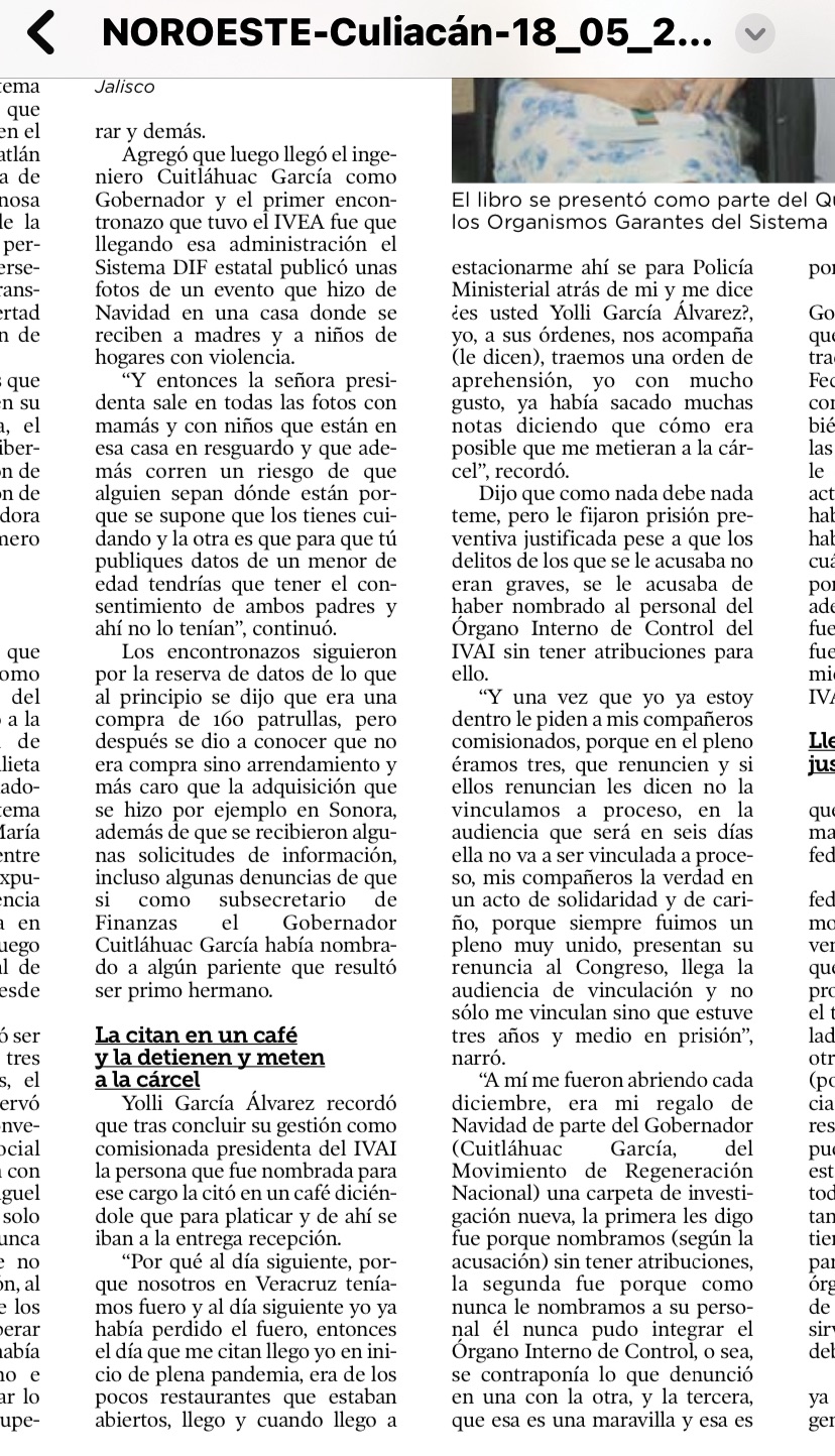 “Naldy me puso para mi arresto”: Yolli&nbsp;García