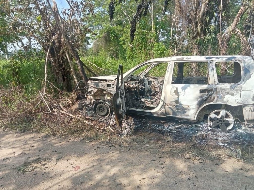 Calcinan a mujer dentro de un vehículo, había sido reportada junto con su pareja como desaparecida la mañana de este&nbsp;domingo.