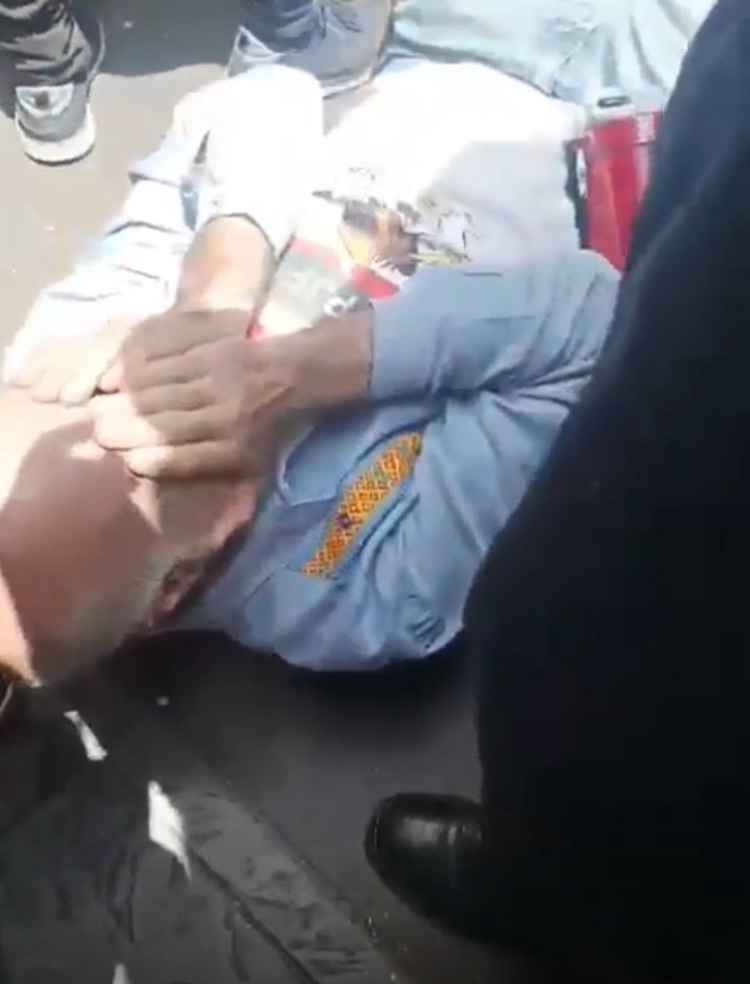 Habría empujado personal del congreso local al magistrado José Manuel de Alba, cuando intentó entrar al congreso&nbsp;local