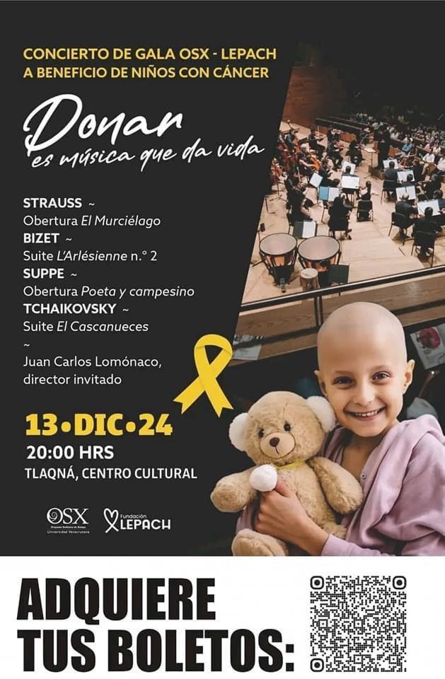 Fundación Lepach AC organiza con Orquesta Sinfónica UV concierto con causa el 13 de&nbsp;diciembre.