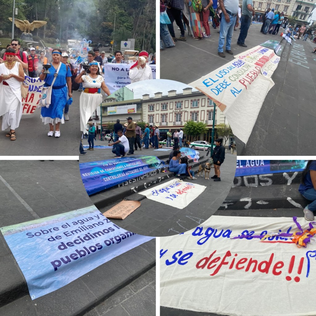 Denuncian contaminación de cuencas en Veracruz. Marchan para exigir el cuidado del&nbsp;agua.