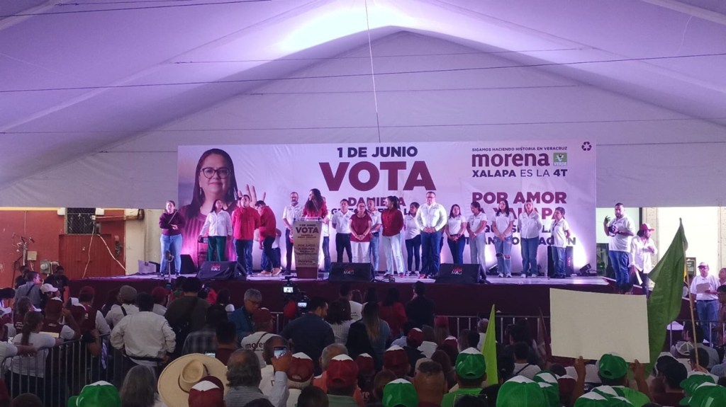 Encabeza Luisa Alcalde cierres de campaña en&nbsp;Veracruz.
