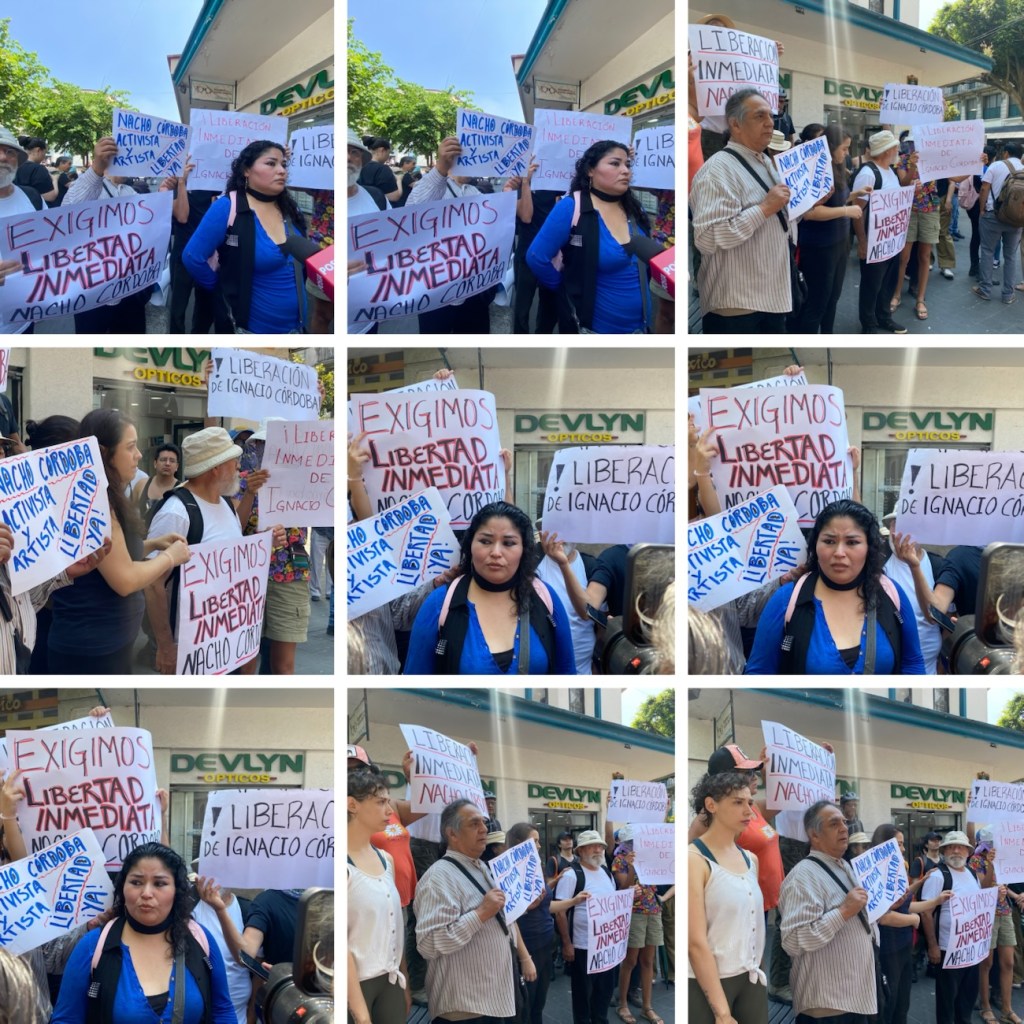 Piden libertad para Ignacio Córdova, activista y artista de teatro que participó en marcha anti homenaje al ex gobernador Fidel&nbsp;Herrera