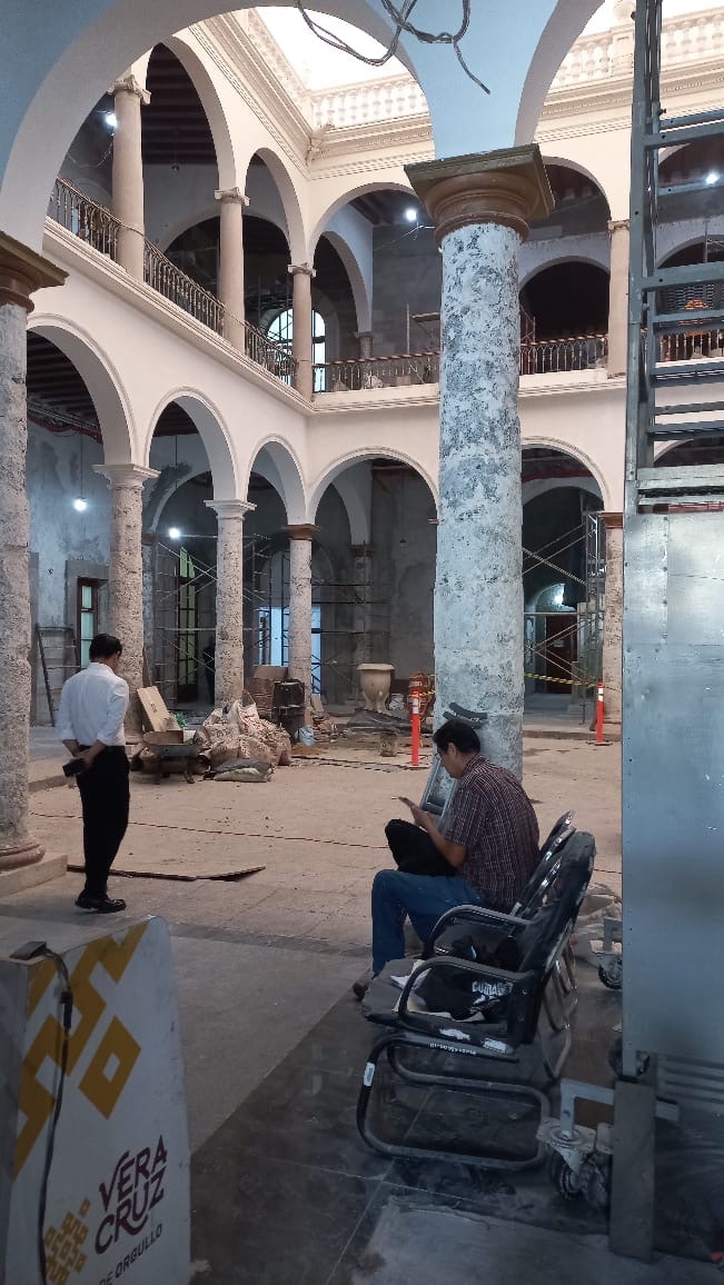 El palacio de Gobierno de Veracruz estuvo a punto de quemarse? Esto dijo&nbsp;Ahued.