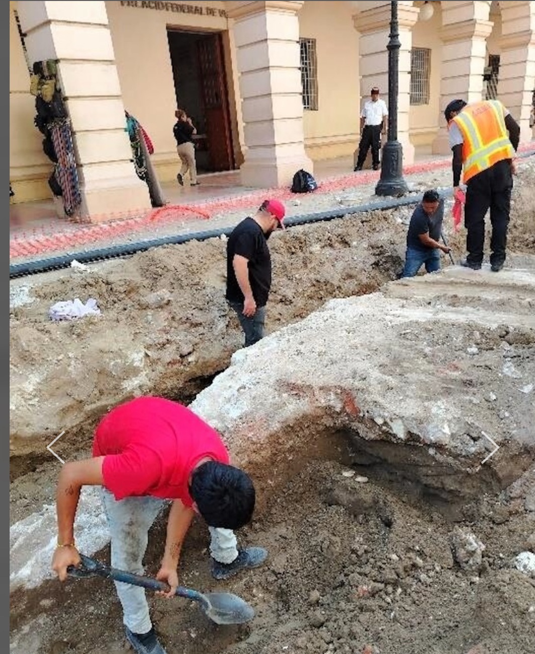 500 años de historia de Veracruz encuentran tras excavaciones del centro histórico