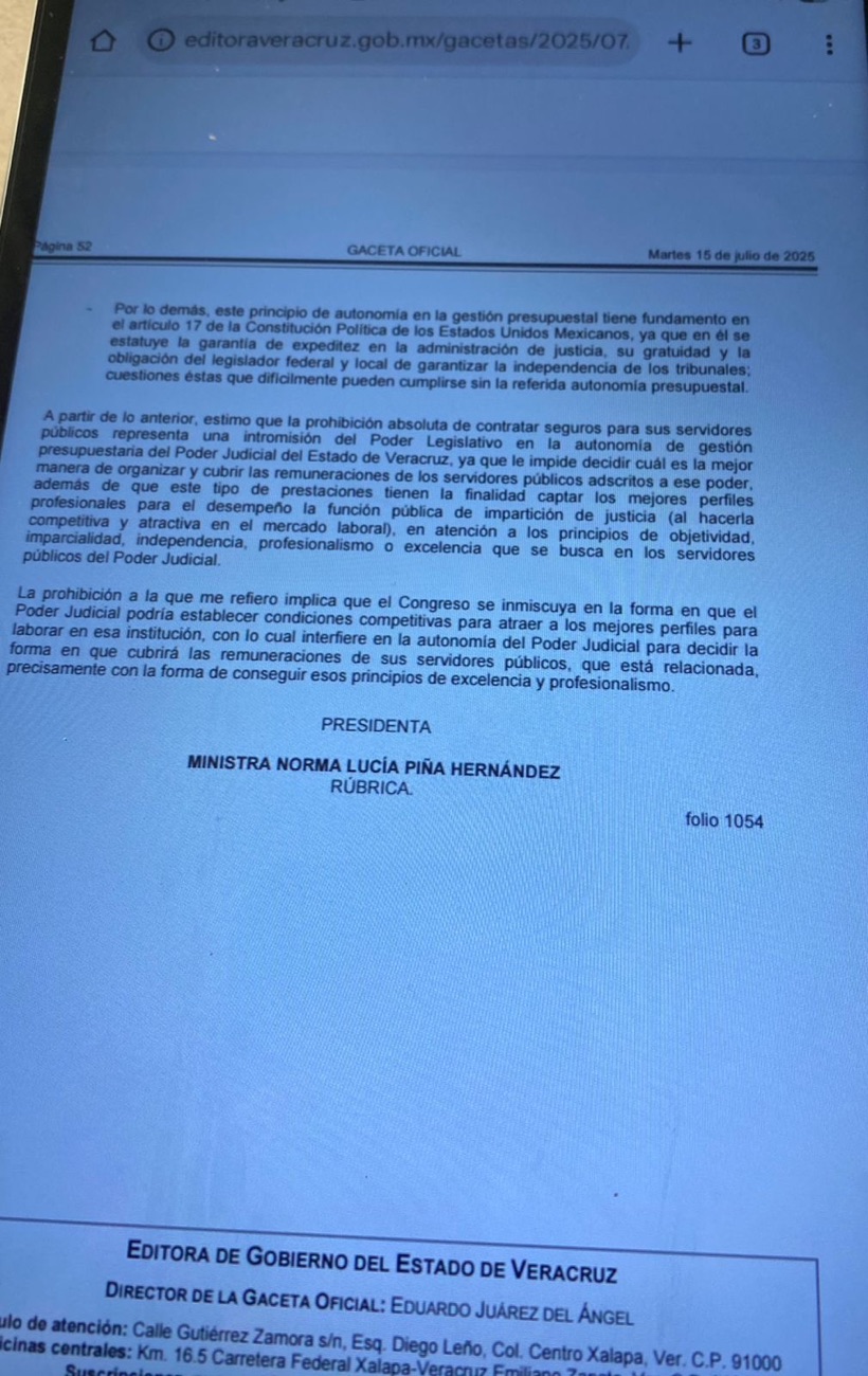 Regresan “haber de retiro” a ex magistrados; revés a la Legislatura que encabezó Gómez Cazarin y a iniciativa del ex gobernador&nbsp;Cuitláhuac
