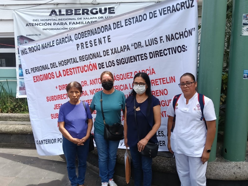 Protesta por malos tratos el personal administrativo y de enfermería del Hospital Luis F.&nbsp;Nachón