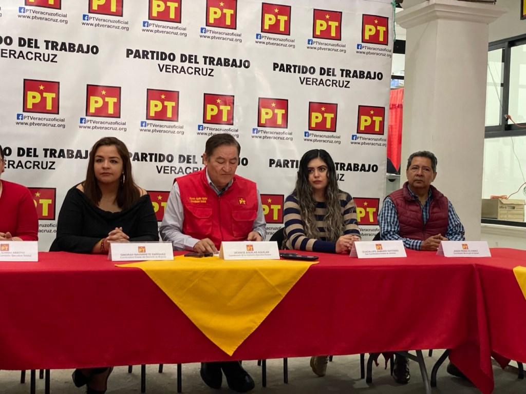 Elizabeth Morales y Adrián González Naveda entran por la pelea de la dirigencia petista; “vamos a ver quién lleva más delegados”, reta Vicente&nbsp;Aguilar
