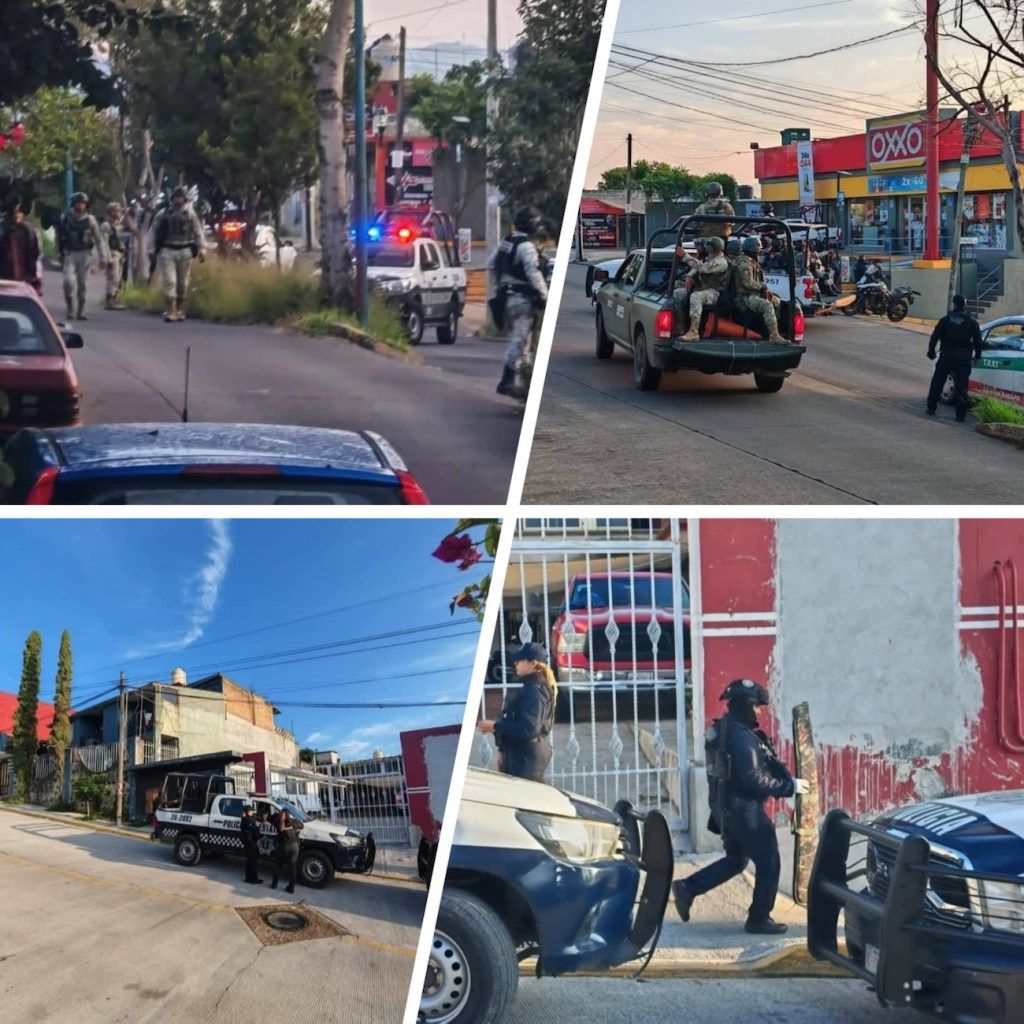 Cateo en Xalapa deja nueve detenidos y decomiso de armas y&nbsp;droga
