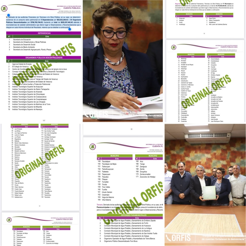 Más de 2 mil 300 millones de pesos de daño patrimonial de la  cuenta pública del último año de&nbsp;Cuitláhuac