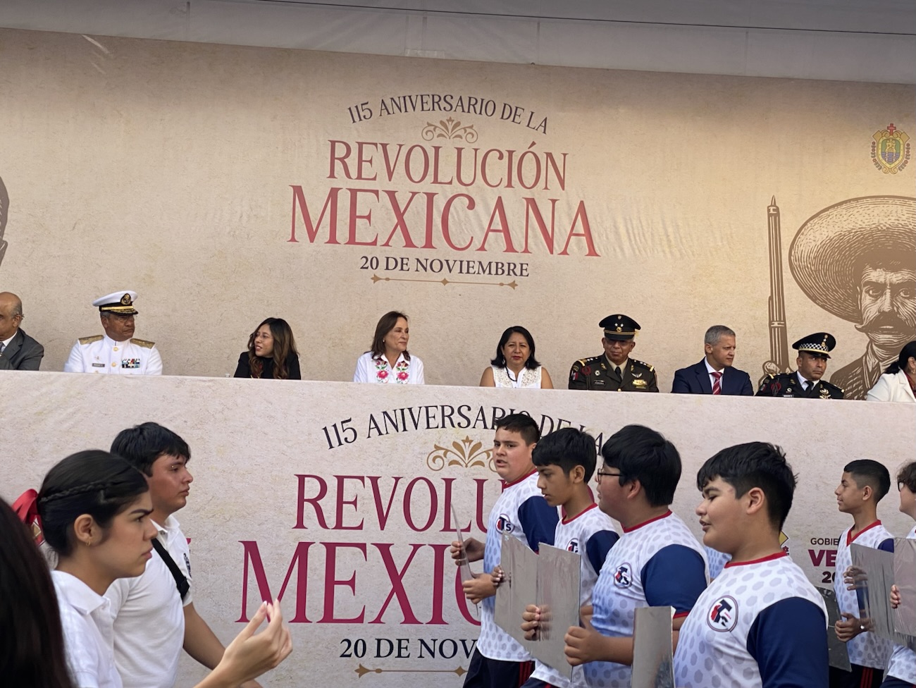 Viene Claudia a aniversario de San Juan de Ullua