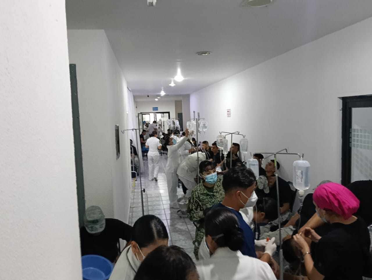 Fueron 105 elementos de la GN intoxicados; aún no se sabe si fueron los chilaquiles o el pollo