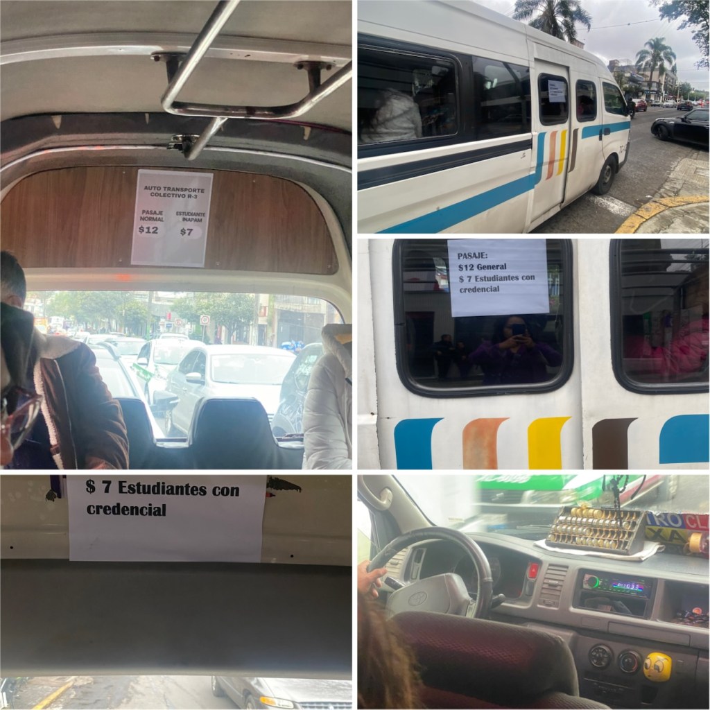 Sin dar boleto, combis amarillas, azules y rojas de Xalapa suben casi el 50 por ciento el pasaje, cobraban 7 pesos