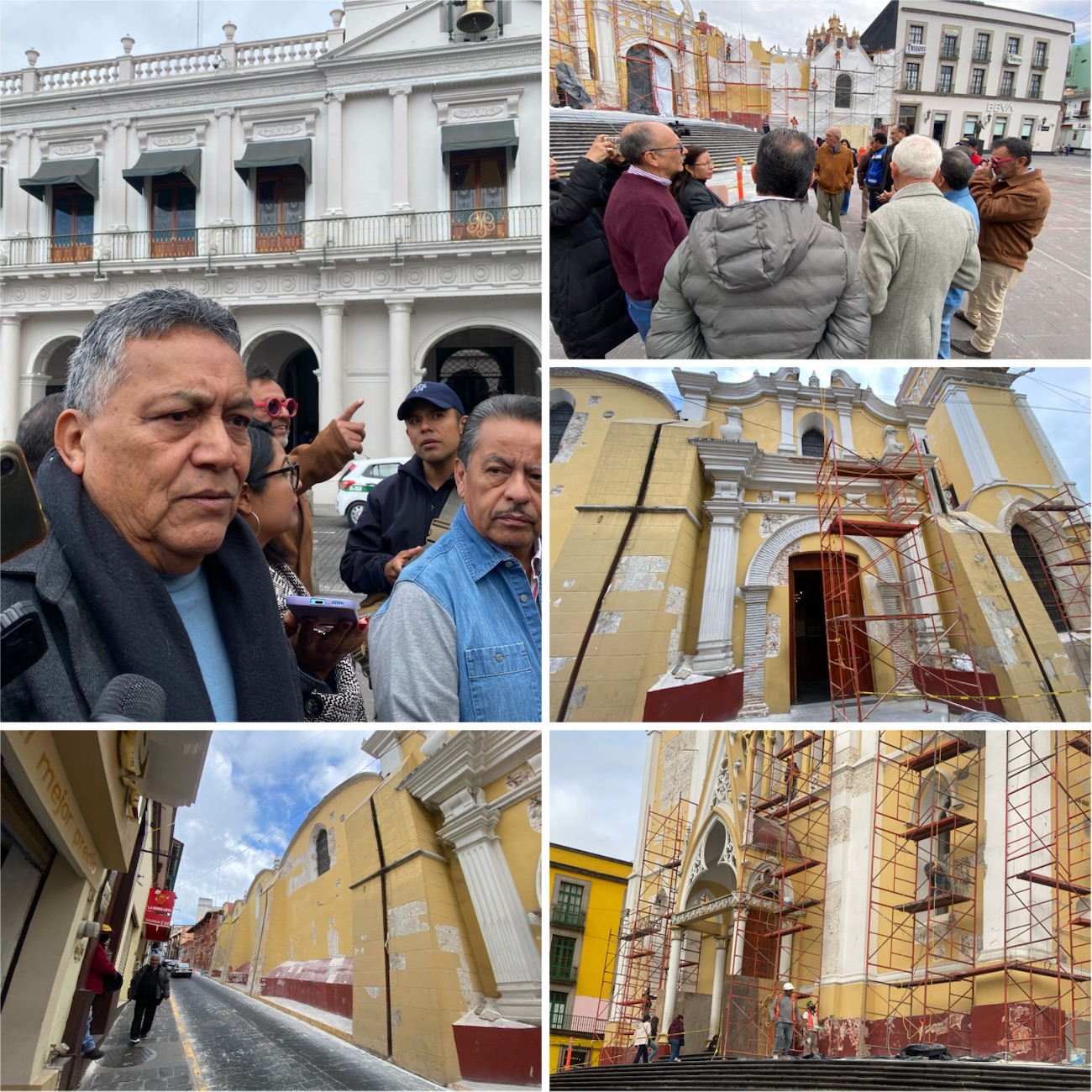 Es Nahle la que mandó pintar la Catedral de Xalapa -la quiere igual que su palacio de gobierno
