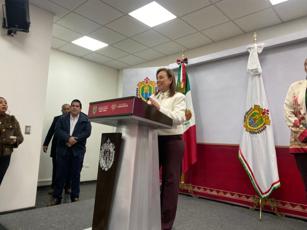 Pese a ataque a casa de alcalde de Banderilla y quema de palapa en sur de Veracruz por extorsión, niega Nahle falla en su estrategia de&nbsp;seguridad