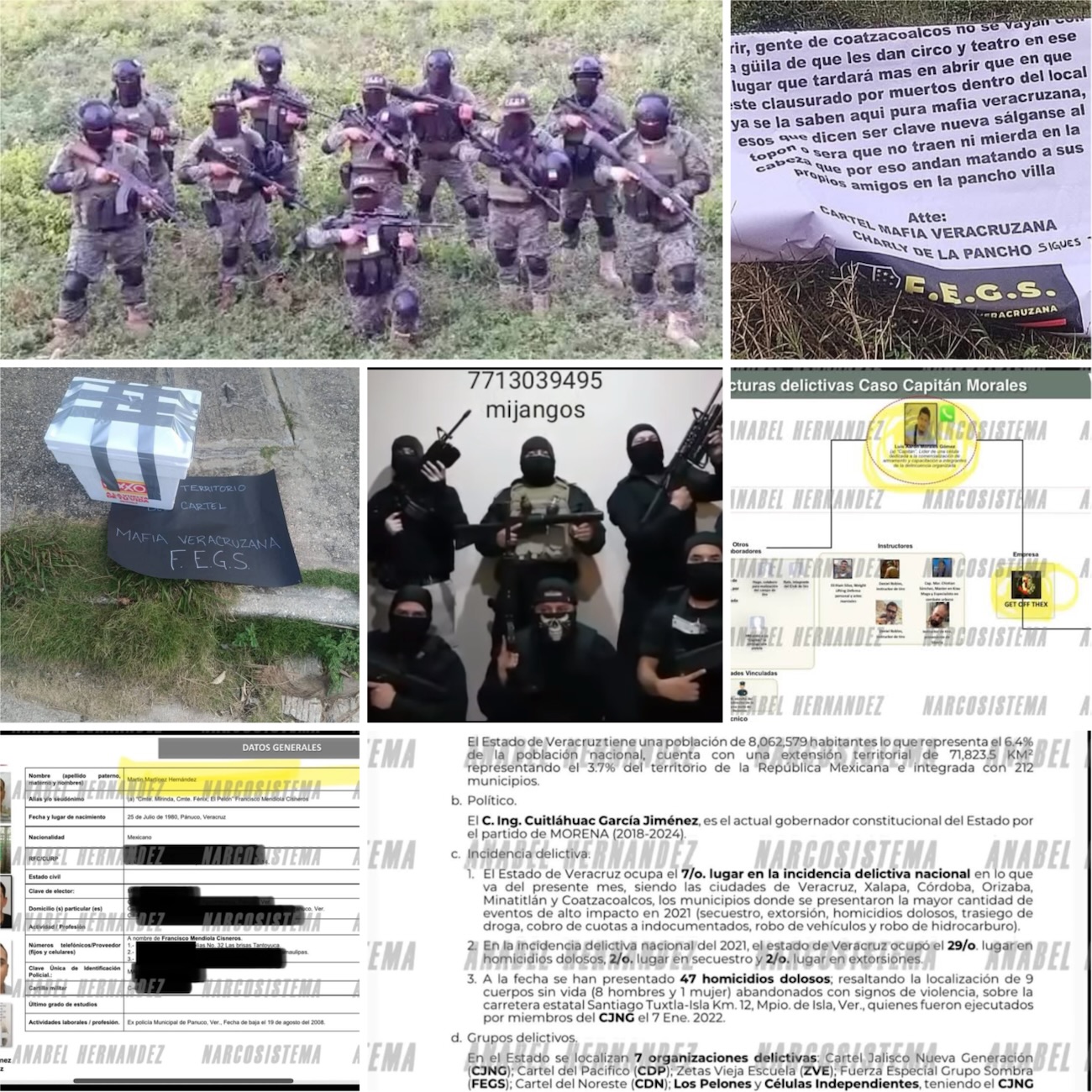 El grupo “Sombra” detras de las hieleras que dejan en el sur de Veracruz y responsable de más de 800 homicidios en el estado en 2025. ¿Herencia de Cuitláhuac?