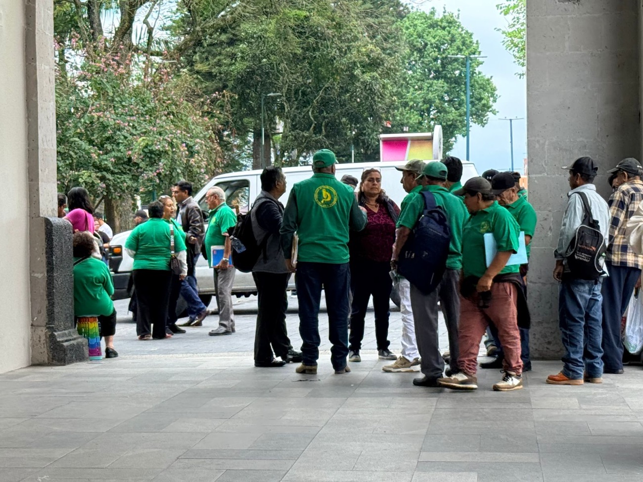 Campesinos de la Unión Nacional de Trabajadores Agrícolas (UNTA) tomaron calles de Xalapa exigen atención urgente a las demandas del campo mexicano