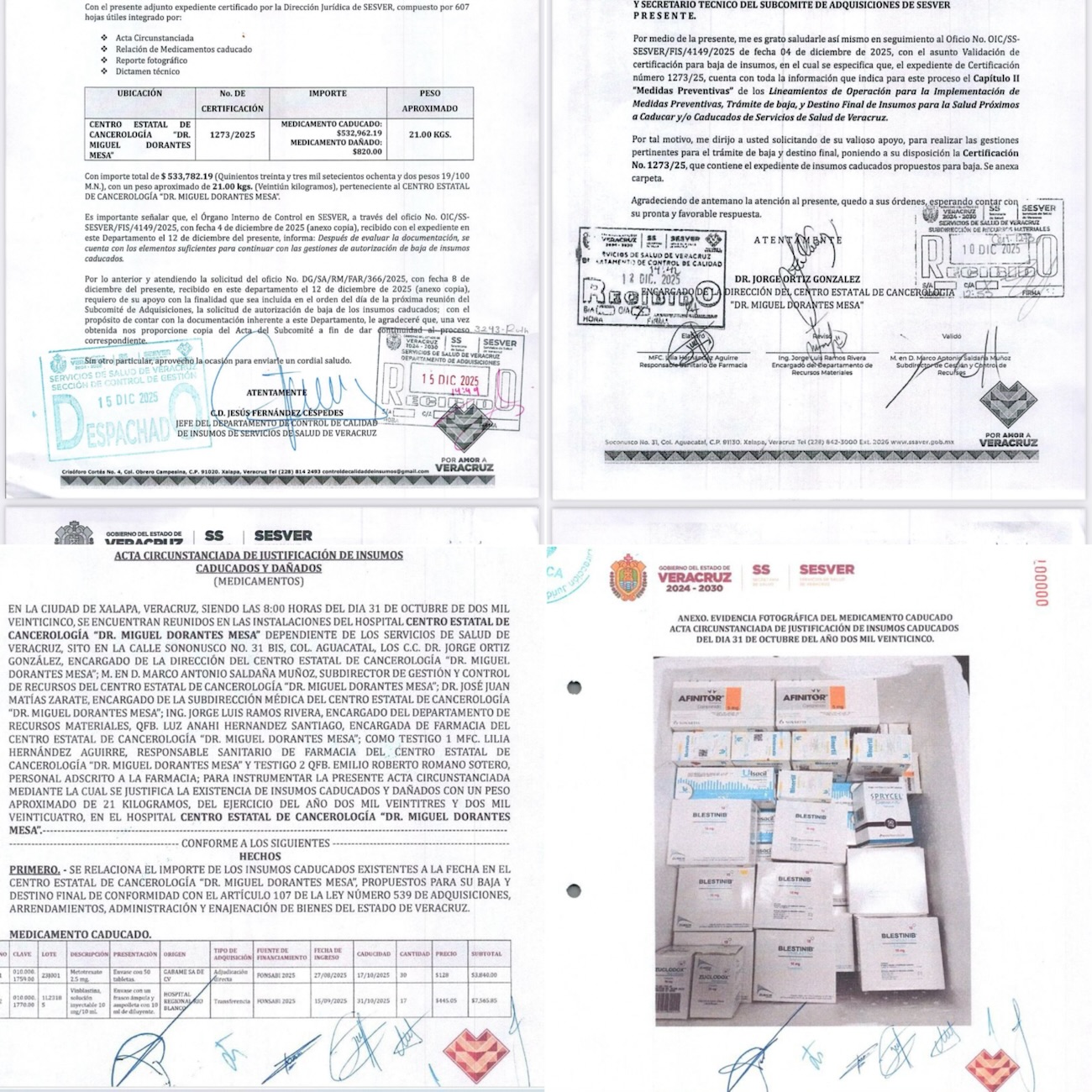 CECAN sigue echando a perder medicamentos para cáncer que en individual cuestan 18 mil pesos cada uno