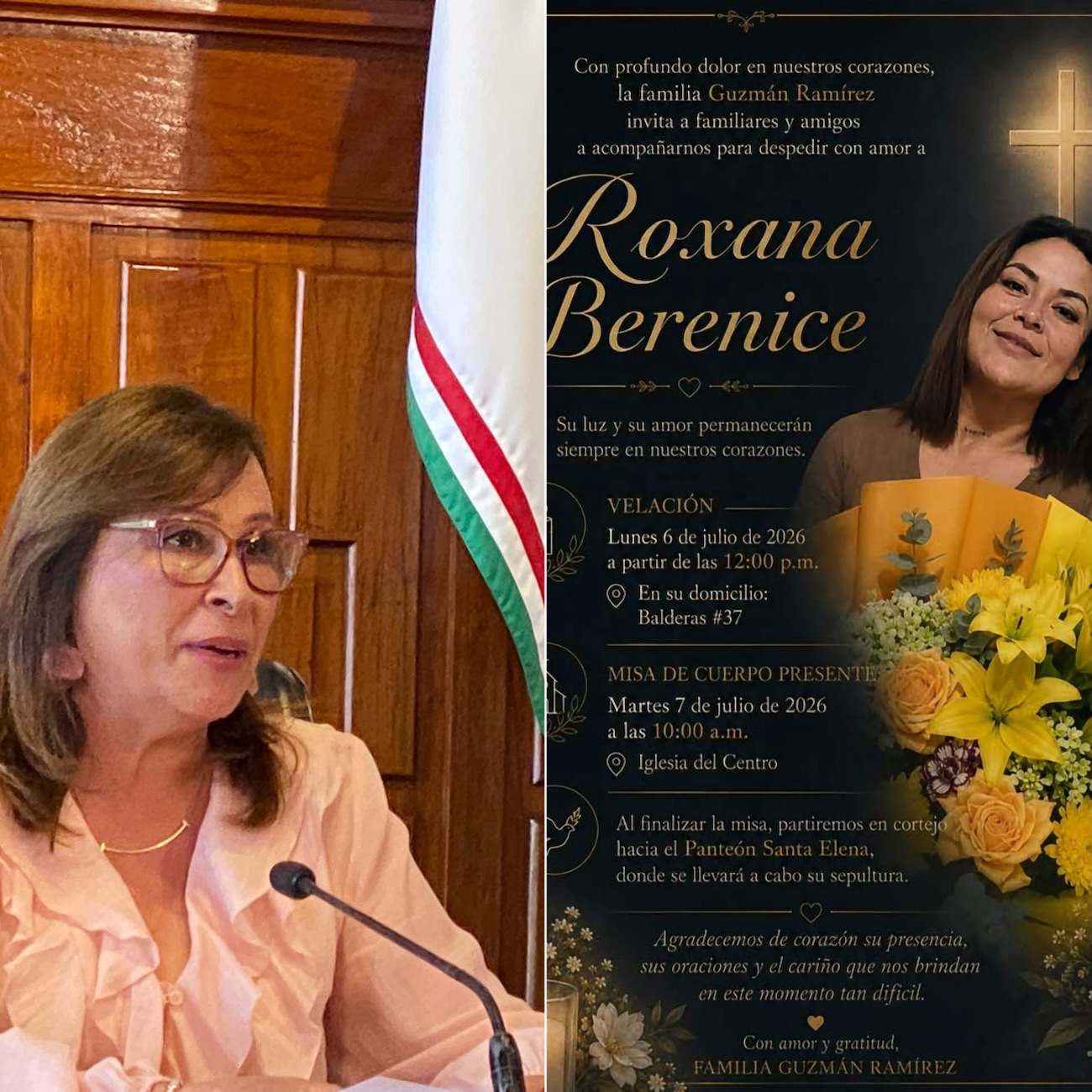 Gobernadora Nahle se niega a dar el móvil del asesinato de Roxana Berenice y remite a periodistas a columna de medio nacional al que la Fiscalía filtró detalles de la carpeta, pese a que medios de Veracruz no tienen acceso a audiencias