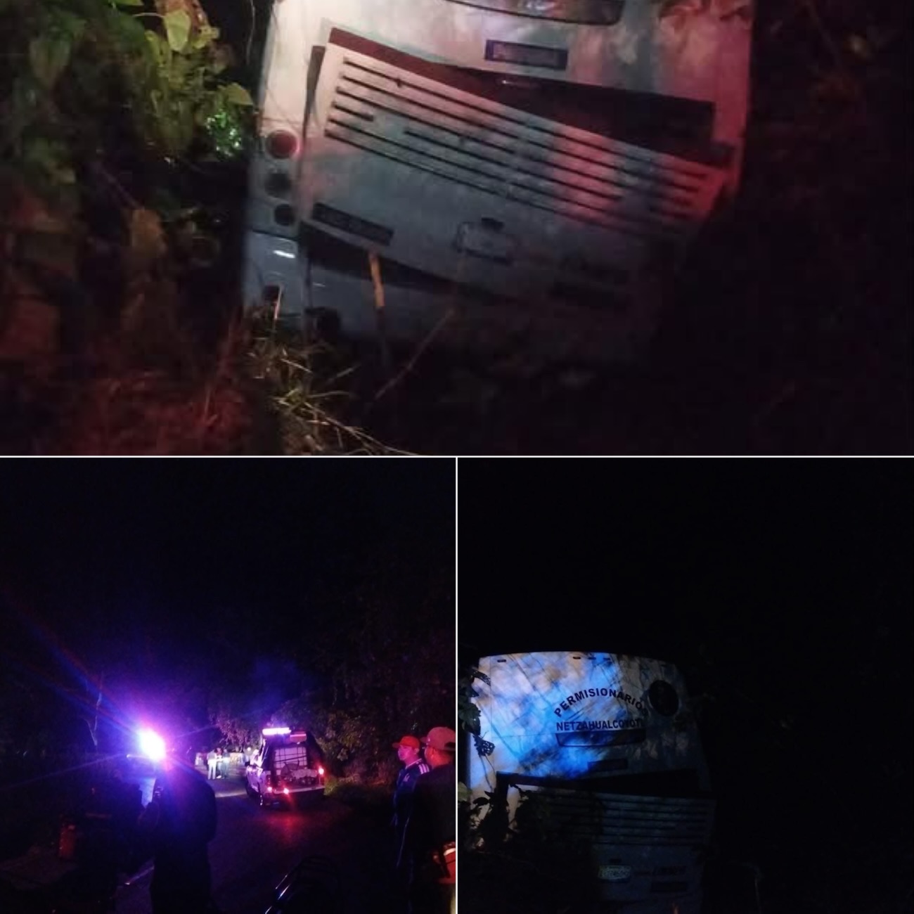 Hay seis lesionados NO de gravedad tras accidente de Teocelo de anoche
