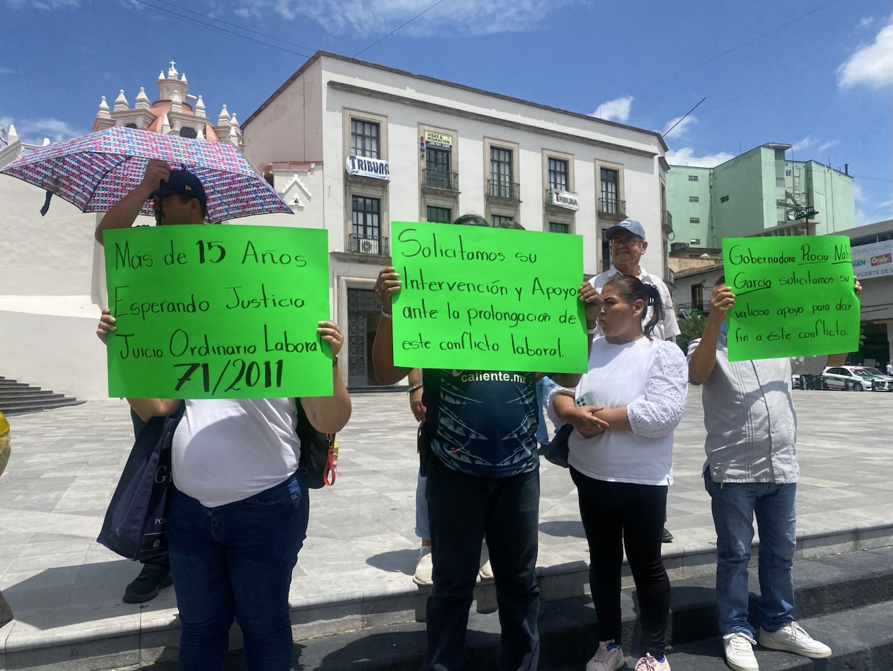 Ex trabajadores de Alto Lucero exigen pago de laudo de 86 mdp tras 15 años de espera